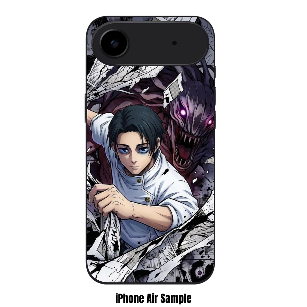 Jujutsu Kaisen Yuta Phone Case For iPhone Samsung Galaxy Pixel - Yuta Okkotsu And Rika Orimoto Breaking Through Manga Panels Poster
