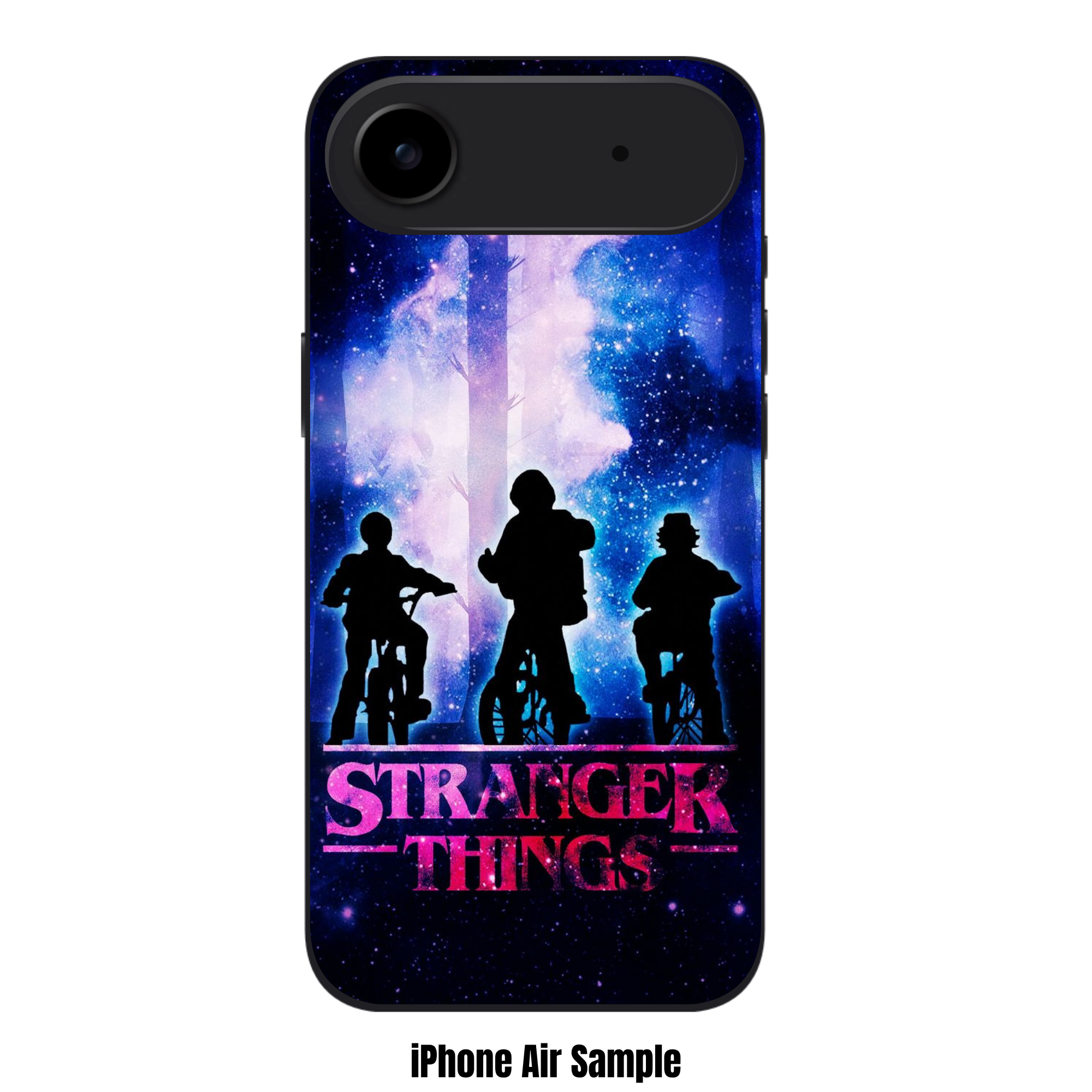 Stranger Things Phone Case For iPhone Samsung Galaxy Pixel - Stranger Things Galaxy Silhouette Art