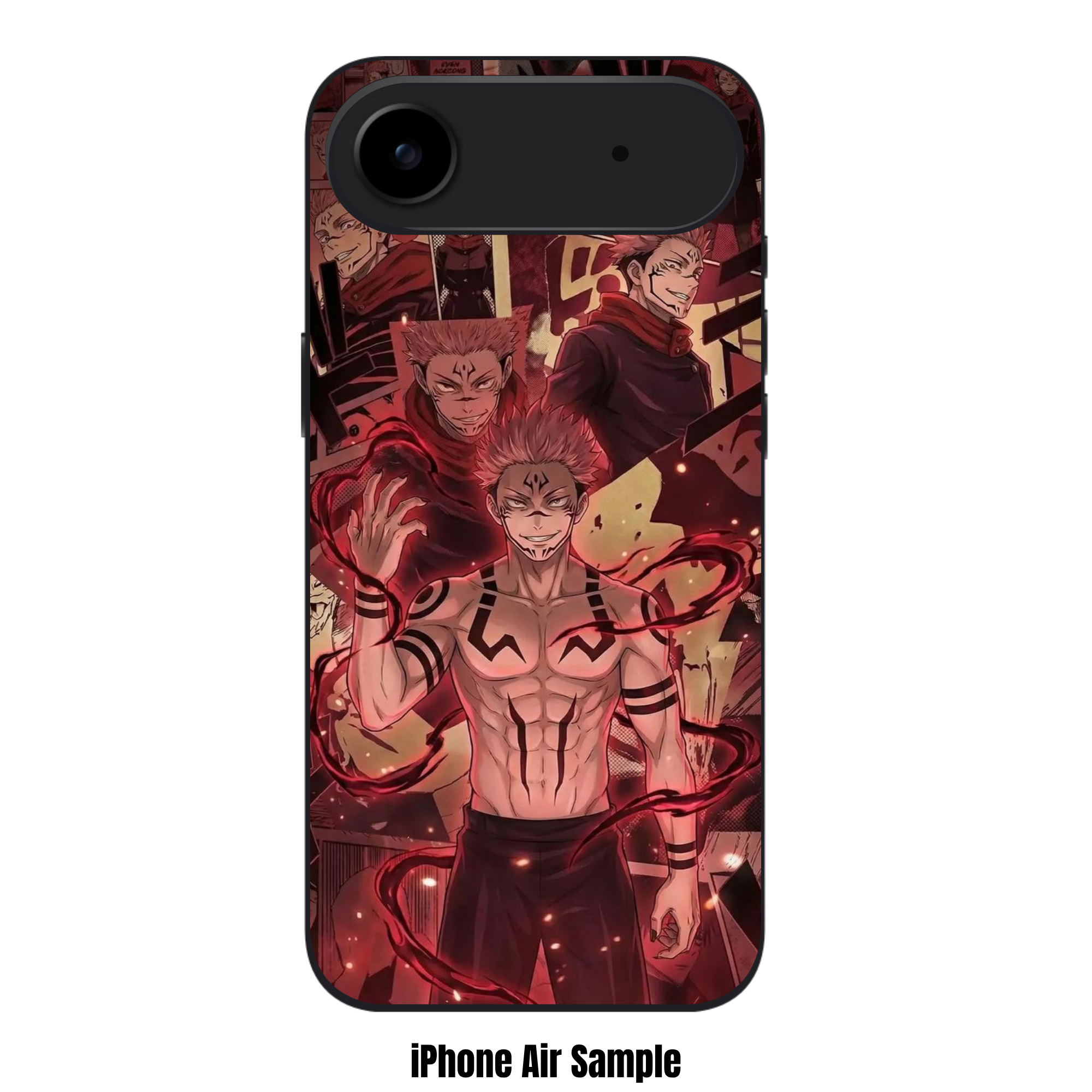 Jujutsu Kaisen Sukuna Phone Case For iPhone Samsung Galaxy Pixel - Ryomen Sukuna Cursed Energy Manga Collage Art
